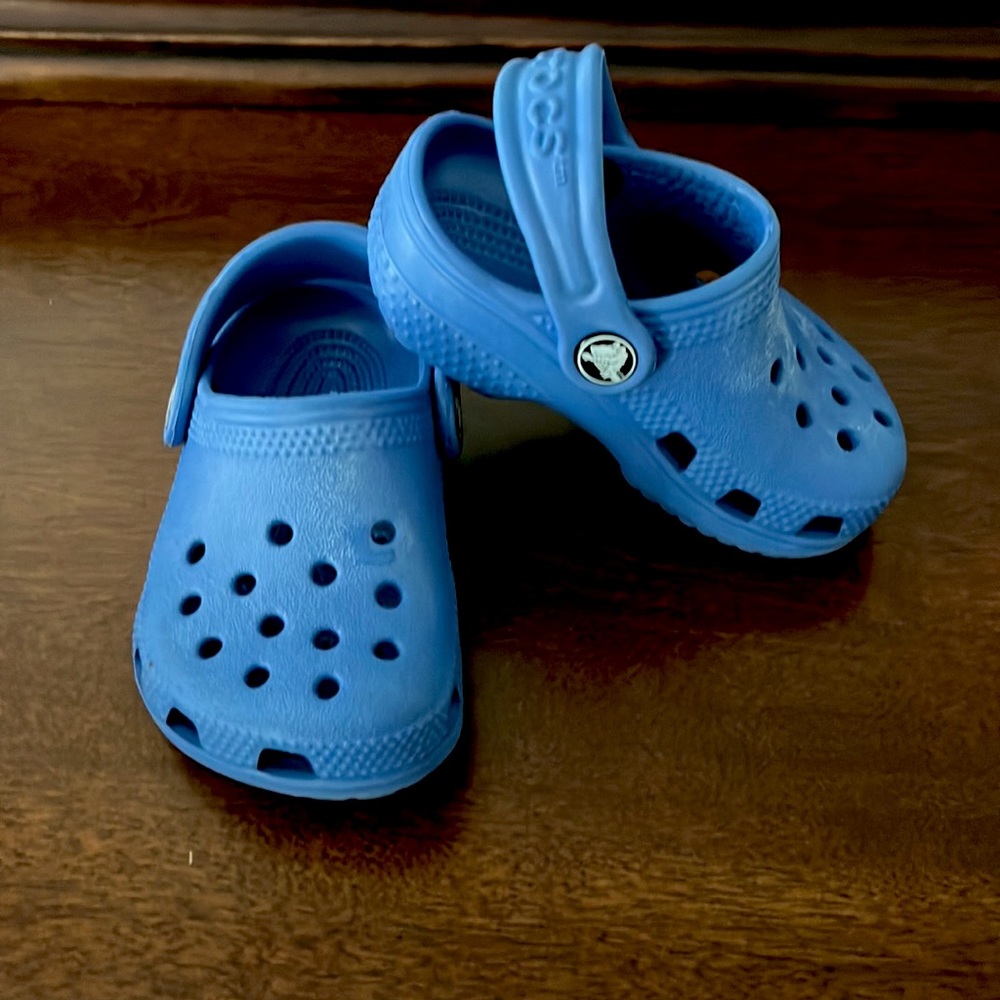 Blue Baby Crocs - Size 2/3
